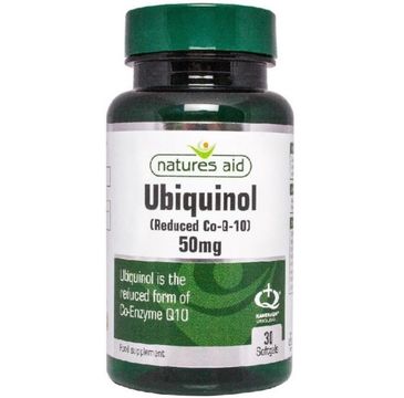 Natures Aid Ubiquinol 50mg suplement diety 30 kapsułek