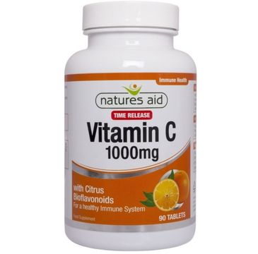 Natures Aid Vitamin C 1000mg suplement diety 90 tabletek