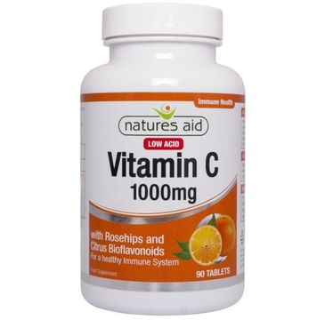 Natures Aid Vitamin C 500mg With Rosehips And Bioflavonoids suplement diety 90 tabletek