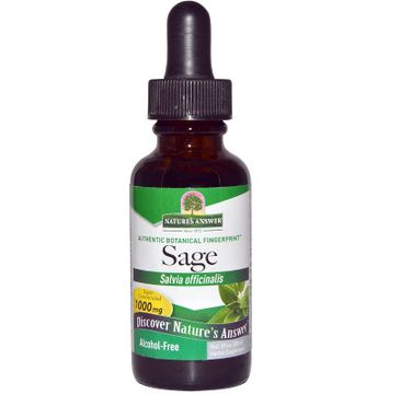 Nature's Answer –  Sage ekstrakt z liści szałwii lekarskiej suplement diety (30 ml)