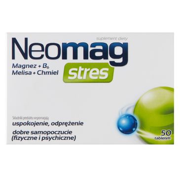 NeoMag Stres suplement diety wspierający utrzymanie dobrego samopoczucia 50 tabletek
