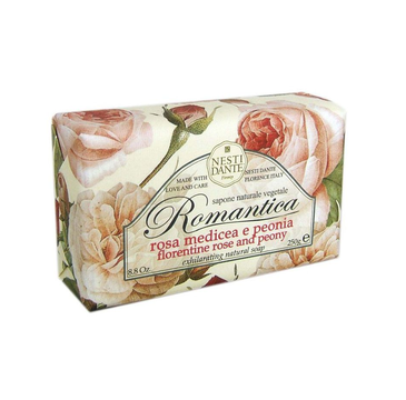 Nesti Dante Romantica mydło toaletowe Róża & Peonia (250 g)