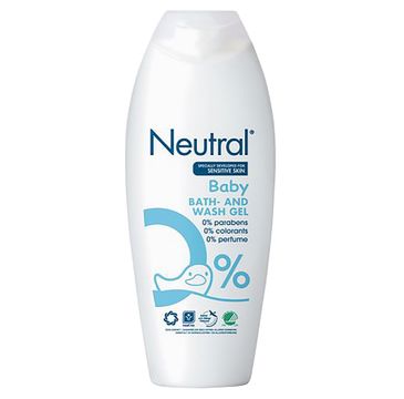 Neutral Baby Bath & Wash Gel żel do kąpieli i mycia dla dzieci 250ml