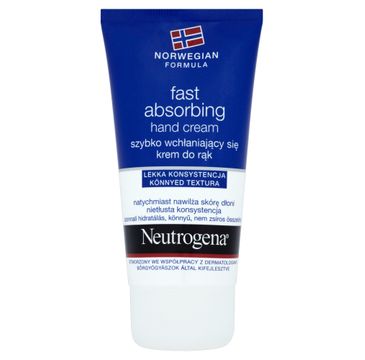 Neutrogena Formuła Norweska krem do rąk szybko wchłaniający się nawilżający (75 ml)