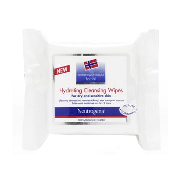 Neutrogena Norwegian Formula Facial Hydrating Cleansing Wipes nawilżające chusteczki do oczyszczania twarzy 25szt