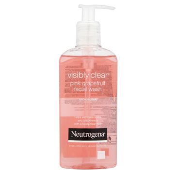 Neutrogena Visibly Clear Żel do mycia twarzy orzeźwiający z pompką 200 ml