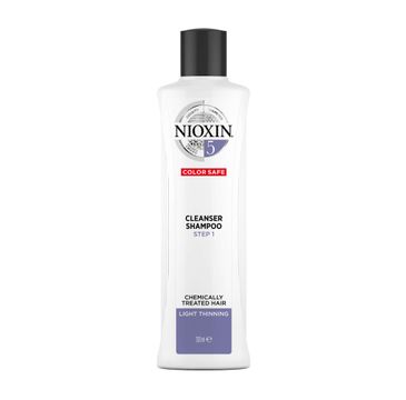 Nioxin System 5 Cleanser Shampoo oczyszczający szampon do włosów lekko przerzedzonych i poddanych zabiegom chemicznym (300 ml)