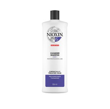 Nioxin System 6 Cleanser Shampoo szampon oczyszczający do włosów po zabiegach chemicznych (1000 ml)