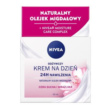 Nivea 24H Nawilżenia - krem na dzień odżywczy - cera sucha i wrażliwa (50 ml)