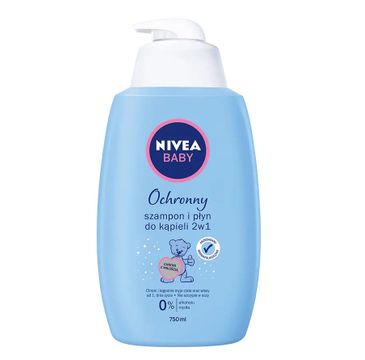 Nivea Baby ochronny szampon i płyn do kąpieli dla dzieci 2w1 (750 ml)