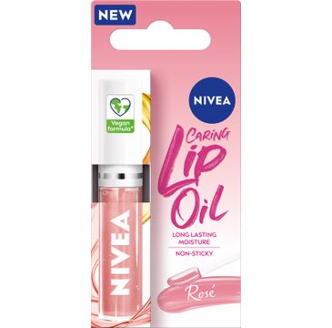 Nivea Caring Lip Oil Nawilżający Olejek do ust Rose (5.5 ml)