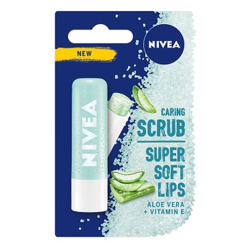 Nivea Caring Scrub pielęgnujący peeling do ust Aloes (5.5 ml)