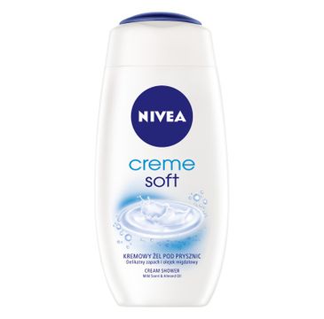 Nivea Cream Shower Creme Soft kremowy żel pod prysznic z olejkiem migdałowym 250 ml