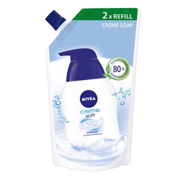 Nivea Cream Soft mydło w płynie do każdego typu skóry zapas 500 ml