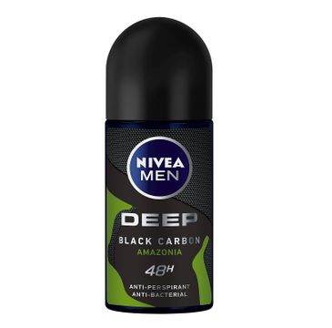 Nivea Men Deep Black Carbon Amazonia antyperspirant roll-on (50 ml)