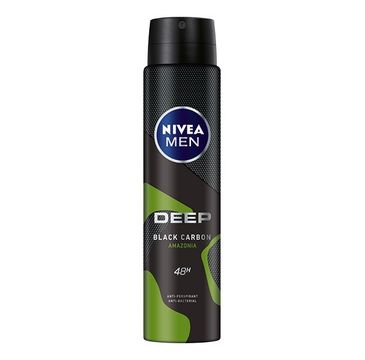 Nivea Men Deep Black Carbon Amazonia antyperspirant w sprayu (250 ml)