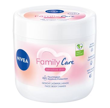 Nivea Family Care Lekki Krem nawilżający do twarzy,ciała i dłoni (450 ml)