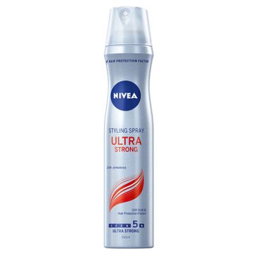 Nivea Hair Care Styling lakier do włosów Ultra Strong maksymalne utrwalenie 250 ml