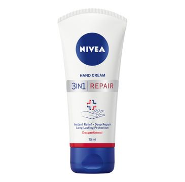 Nivea Hand Cream Repair krem do rąk odbudowujący 3 w1 (75 ml)