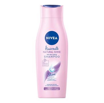 Nivea Hair Milk Natural Shine Mild szampon wzmacniający do włosów matowych i zmęczonych (400 ml)