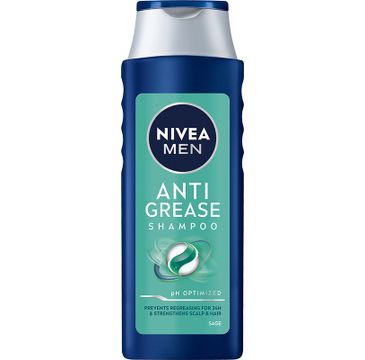 Nivea Men Anti Grease Shampoo szampon dla mężczyzn do włosów przetłuszczających się (400 ml)