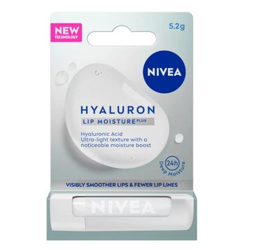 Nivea Hyaluron Lip Moisture Plus nawilżający balsam do ust (5.2 g)