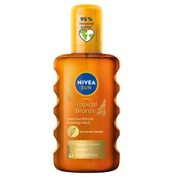 Nivea Intense Bronze karotenowy olejek do opalania w spray'u SPF6 200ml