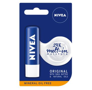 Nivea Lip Care – pomadka ochronna do ust Original Care (4.8g)