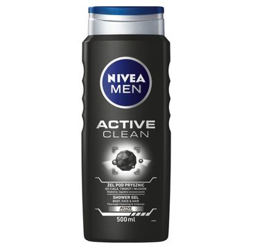 Nivea Men Active Clean żel pod prysznic dla mężczyzn oczyszczający  500 ml