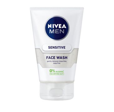 Nivea Men Sensitive Żel do mycia twarzy bez alkoholu 100 ml