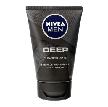 NIVEA MEN Żel do mycia twarzy i zarostu Deep 100 ml