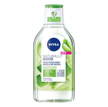 Nivea Naturally Good Micellar Water płyn micelarny z organicznym aloesem (400 ml)