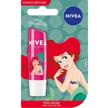 Nivea Pielęgnująca pomadka do ust Pink Melon Disney Edition (4.8 g)