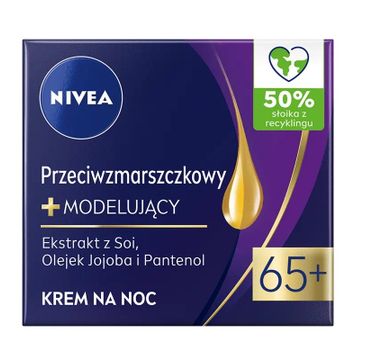 Nivea przeciwzmarszczkowy + modelujący krem na noc 65+ (50 ml)