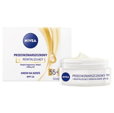 Nivea przeciwzmarszczkowy i rewitalizujący krem na dzień 55+ spf 15 (50 ml)