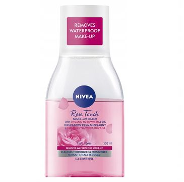 Nivea Rose Touch dwufazowy płyn micelarny z organiczną wodą różaną 100ml