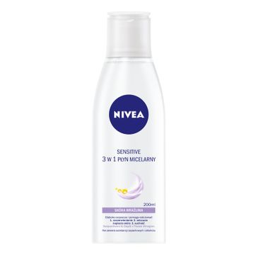 Nivea Sensitive Płyn micelarny 3w1 do cery wrażliwej 200 ml