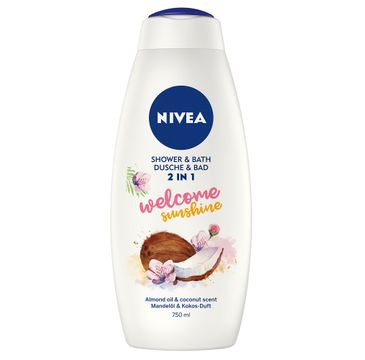 Nivea Shower & Bath płyn do kąpieli i żel pod prysznic 2w1 Welcome Sunshine (750 ml)