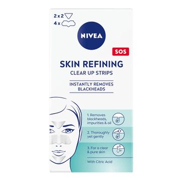 Nivea Skin Refining Clear-Up Strips plastry oczyszczające przeciw zaskórnikom 6szt.