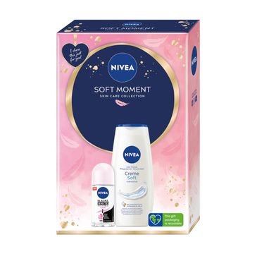 Nivea Soft Moment zestaw żel pod prysznic 250ml + antyperspirant roll-on 50ml