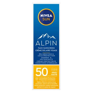 Nivea Sun Alpin krem do twarzy z wysoką ochroną SPF50 50ml