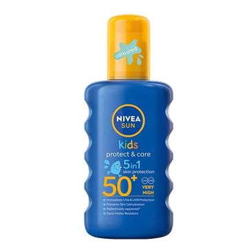 Nivea Sun Kids Protect & Care nawilżający spray ochronny na słońce dla dzieci SPF50 200ml