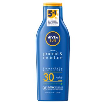 Nivea Sun Protect & Moisture nawilżający balsam do opalania SPF30 (200 ml)