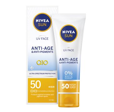 Nivea Sun UV Face Anti-Age & Anti-Pigments przeciwzmarszczkowy krem do twarzy SPF50 (50 ml)