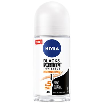 Nivea Black & White Invisible Ultimate Impact antyperspirant roll-on (50 ml)