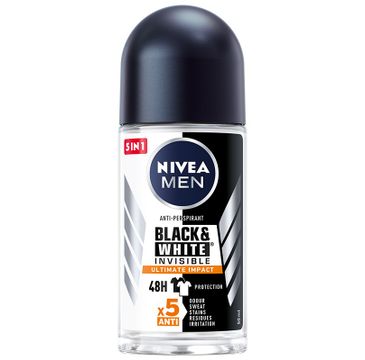 Nivea Men Black & White Invisible Ultimate Impact antyperspirant roll-on (50 ml)