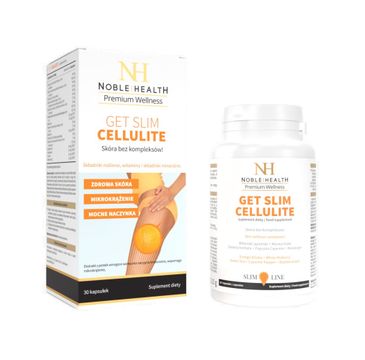 Noble Health Get Slim Cellulite suplement diety wspomagający spalanie tłuszczu 30 kapsułek