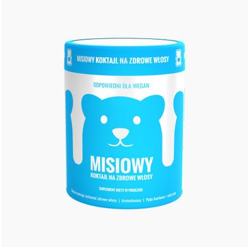 Noble Health Misiowy koktajl na zdrowe włosy suplement diety w proszku 110g