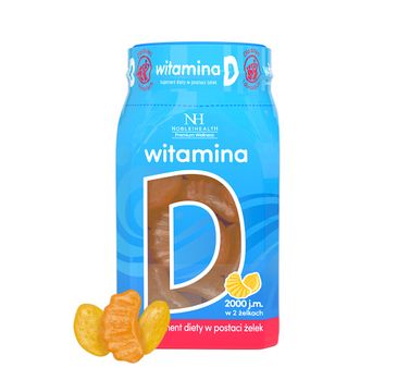 Noble Health Premium Wellness witamina D suplement diety w postaci żelek 180g