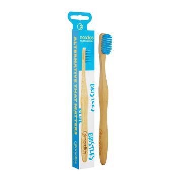 Nordics Bamboo Toothbrush bambusowa szczoteczka do zębów Blue